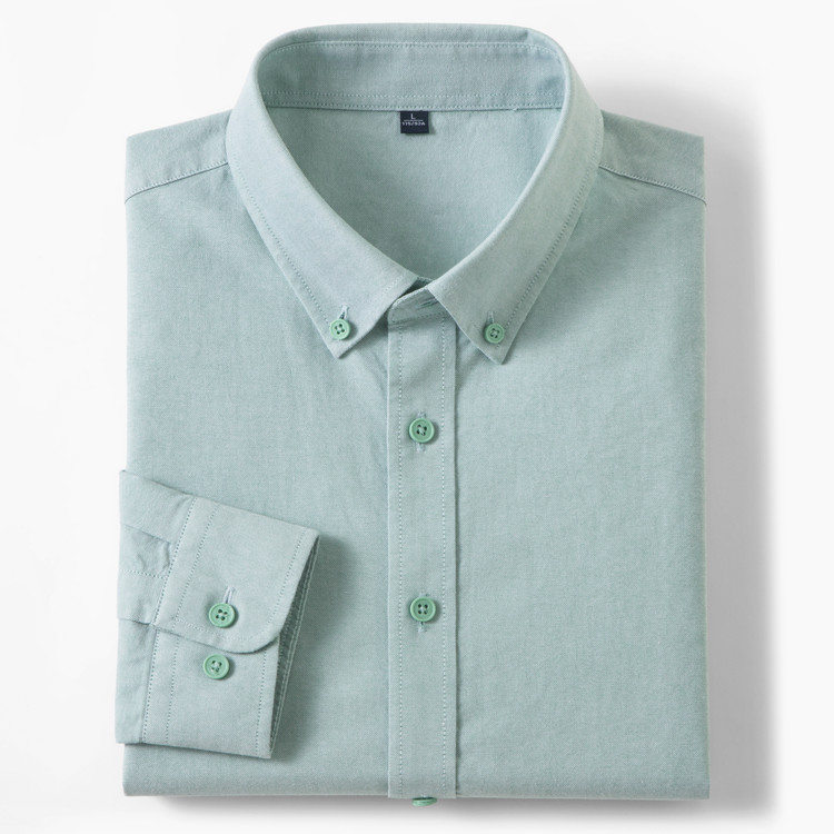 2026 New IN Men's 100% Cotton  - Mandarin Collar Formal Shirt Slim Fit 评论和价格
