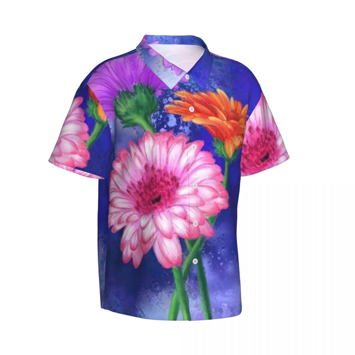 Hawaiian Shirt Beach Floral Ar - Vintage Hawaiian Floral Shirt 评论和价格