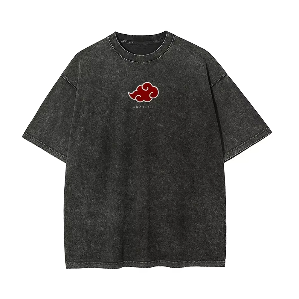 NEW Naruto Itachi Uchiha T Shi - Acid Wash Vintage Graphic T Shirt 评论和价格