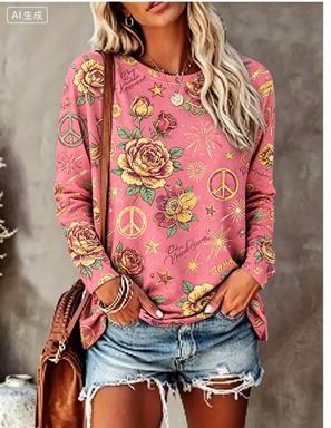 Women Long Sleeve T‑Shirt Hipp - T-Shirts 评论和价格