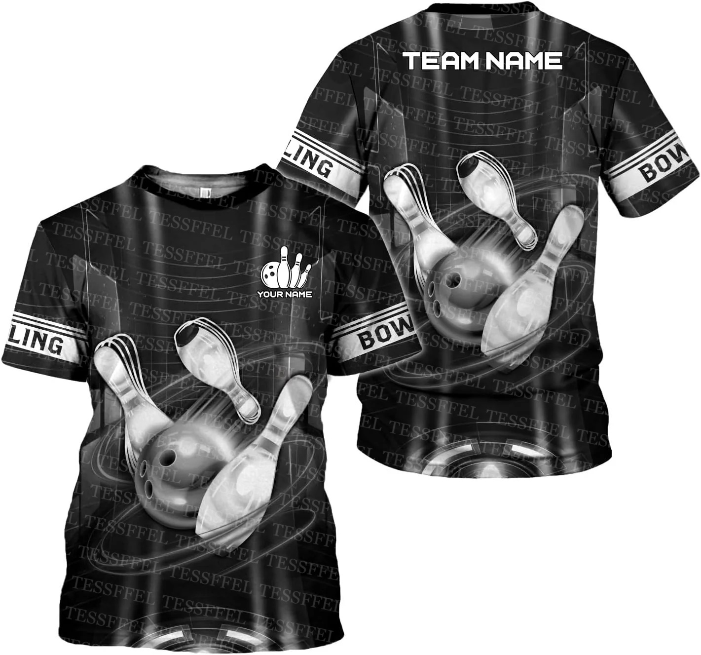 Custom Name Graffiti Flame Str - Short Sleeve Bowling Shirt Retro 评论和价格