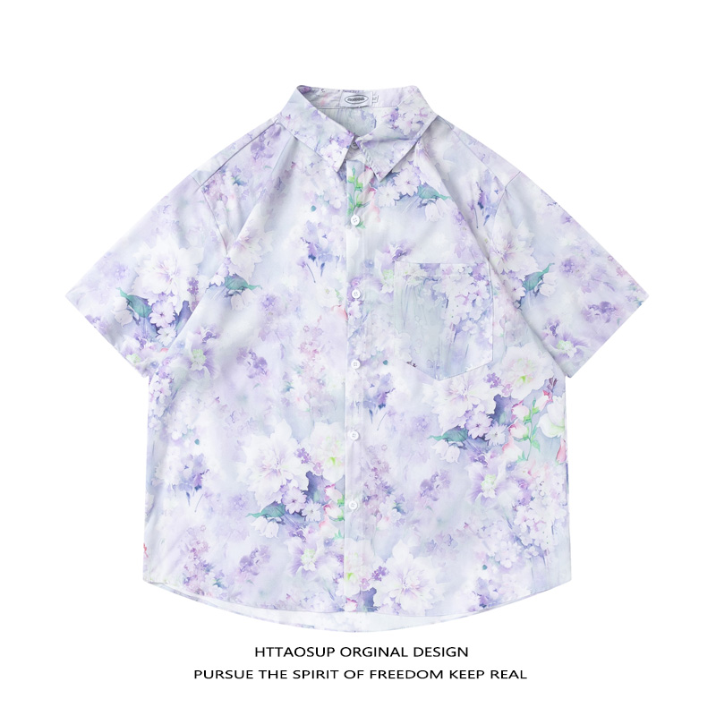 HTTAOSUP Summer Vintage Floral - Vintage Hawaiian Floral Shirt 评论和价格