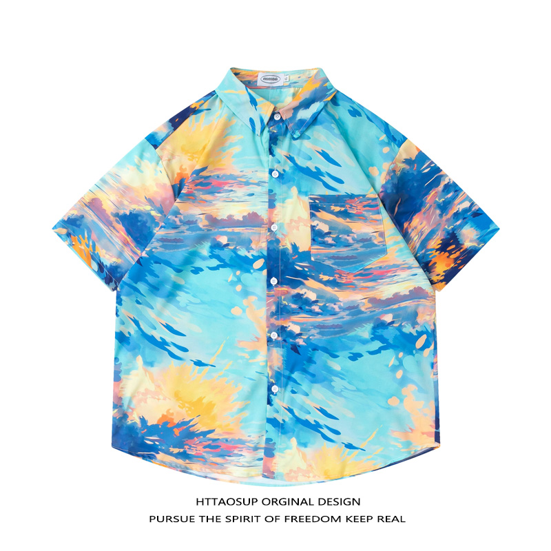 HTTAOSUP Summer Vintage Floral - Vintage Hawaiian Floral Shirt 评论和价格