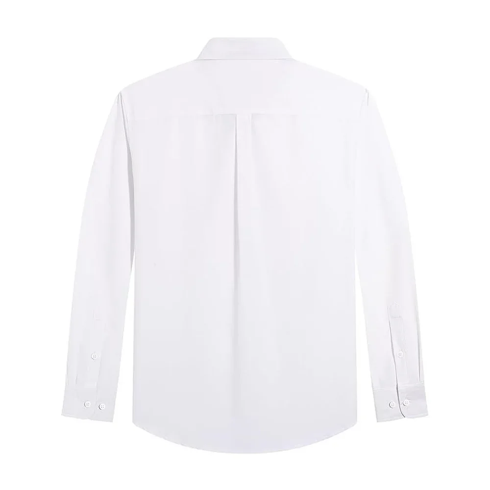 Men's Long Sleeve Shirts Solid - Oxford Cotton Casual Shirt Business 评论和价格